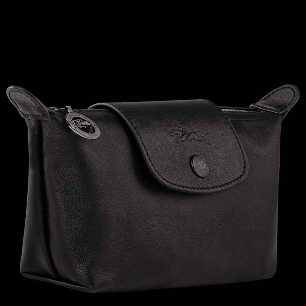 Longchamp Xtra black Lepliage pouch